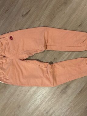 Kappa Peach Men's Sweatpants with Embroidered Logo